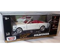 motor max JAMES B0ND collection white Ford Mustang 1/2 1964 Goldfinger Vehicle 1:24 scale diecast model