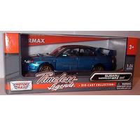 motor max timeless legends S'ubaru Impreza WRX STi in aqua blue Vehicle 1:24 scale diecast model