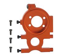 Motor Mounting Holder for Kyosho HSP RC Car, 1/8 Scale CNC Aluminum Motor Mount, Durable Lightweight RC Car Accessory with Titanium Gray or Orange Finish, Easy to Install for Nitro (Orange 8487B)