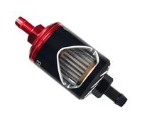 Motor Oil Filter - High Flow Alloy Glass Cleaner, Stainless Steel Core Transparent Carburetor Filter | Motorcycle Engine Protector for Beach Street Riding