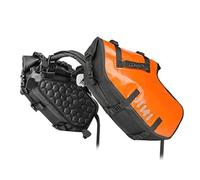 Motor Pannier Bag 2 Pcs Universal Motorcycle Bag Waterproof 18L/28L/48L Large Capacity Fit Motorcycle Pannier Bag Saddle Side Bags Fork Handlebar Bag(Orange-28L(14L-2 pcs))