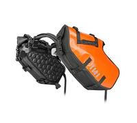 Motor Pannier Bag 2 Pcs Universal Motorcycle Bag Waterproof 18L/28L/48L Large Capacity Fit Motorcycle Pannier Bag Saddle Side Bags Fork Handlebar Bag(Orange-18L(9L-2 pcs))