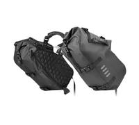 Motor Pannier Bag Motorcycle Saddle Bag 48L/28L/18L Waterproof 2 Pieces MotorBike Side Back Seat Pannier Bag Travel Dry Bag Luggage Motorbike Saddle Bags(Black-48L(24L-2 pcs))