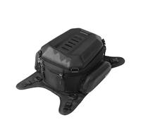 Motor Pannier Bag Universal Motorcycle Tank Bag Waterproof 15L-18L Motorbike EVA Hardshell Backpack Fork Handlebar Bag(Matte Black)