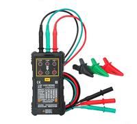 Motor Phase Rotation Indicator PM5900, Non- 3-Phase Tester for Forward & Reverse Detection, 120V-400V Frequency 2Hz-400Hz,