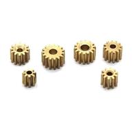 Motor Pinion Gear Motor Pinion Gears Pack of 5 0.3 Module 9/14/15 Teeth 0.95/1.4mm Bore 3mm/3.6mm Thickness Brass(9T3H0.95 Bore)