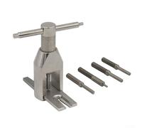 Motor Pinion Puller and Sprocket Remover Tool, Robust Stainless Steel Construction with Ejector Pin Safety, for RC Helicopters and Cars Gear Removal