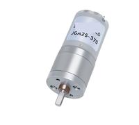 Motor Planetary DC Reduction Brushed DC Motor JGA25-370 Can Be Reversed Full Metal High Torque DC Gearbox DC Motor 12V DC Motor(108RPM)