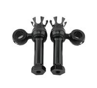 Motor Polish Flanders Style 1" Handlebar Clamps Old School 25mm Custom Handlebar Risers For Ha&rley Cafe Racer Chopper Bobber Handlebars Ends Plugs