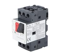 Motor Protection Circuit Breaker, 35mm Guide Rail Mounting Motor Protector, Overload Short Circuit Protection Switch for AC690V, ABS Material with Button Control for Industrial Mot (GV2-ME16C 9-14A)