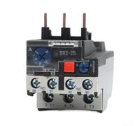 Motor Protection Relay JR2-25 with Test Button Feature(7-10A) | Adjustable current 0.1A-10A, phase loss protection, AC 50/60Hz, manual reset, test button included