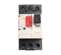 Motor Protection Switch GV2-ME08C Motor Starter Protection Quick Release Mechanism Overload Protection High Fire Resistant Plastic 2.5-4A 380V Power Distribution for Industrial and Mechanical