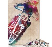 Motor Racing Sport Puzzles 1000 Piece Puzzles for Teenagers Gifts Jigsaw Puzzles for Adults Educational Game Challenge Toy 1000pcs (75x50cm)