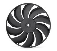 Motor Radiator Fan Blade Assembly Kit for Kawasaki for Ninja ZX-6R ZX10R, Black