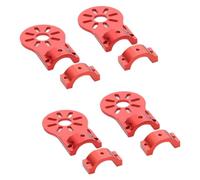 Motor Seat Fixed Mount Base Support Bracket Compatible With RC Quadcopter Multicopter UAV FPV 4PCS 12mm 16mm Carbon Tube(16mm red)