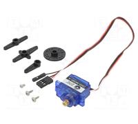 Motor: servo; 4.8÷6VDC; micro; analogue; 22.9x12.2x32.5mm; metal DF-SER0046 | |