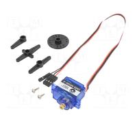 Motor: servo; 4.8÷6VDC; micro; analogue; 22.9x12.2x32.5mm; metal DF-SER0047 | |