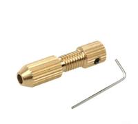 Motor Shaft Clamp for 2.0mm Brass Drill Chuck Adapter, Small Collet Fixture for 0.7-1.2mm 1.3-1.8mm 1.8-2.4mm 2.5-3.2mm Bits, 2-Piece Set(1.3-1.8mm)