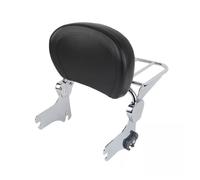 Motor Side Carrier Motorcycle Backrest Sissy Bar Luggage Rack | For Touring For Road King FLHT For Street Glide 1997-2008 Detachable Chrome Black(Without Docking)
