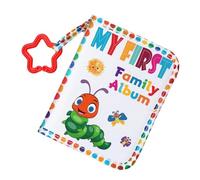 Motor Skill Development Photo Albums for Babies Soft Fabric Construction Removable Inserts for Customizable Growth Documentation Developmental Milestones Journal