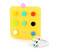 Motor Skills Training Board with 8 Basic Colors for Kids, Yellow