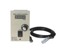Motor Speed Controller 400W AC220V Digital Adjustable Speed Governor for YYPJ/YCJT/YYCJ Series Motors, 90-2800RPM, Built-in Capacitor, Panel Mount