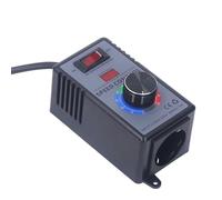 Motor Speed Controller, AC220-240V 10A Voltage Regulator Motor Fan Motor Speed Controller Scr Voltage Regulator Temperature Adjustment Light Dimming Controller (UK Plug)