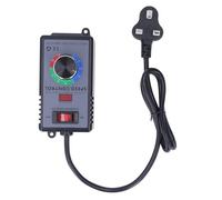 Motor Speed Controller, Motor Fan Speed Controller AC 10A Voltage Regulator Temperature Dimmer, for Angle Grinder Blower Hand Drill Circular Saws (UK Plug)