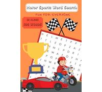 Motor Sports Word Search Book: Puzzle Book for Kids and Adults. Motorcycle, Racecar, Racing and more