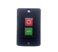 Motor Start Stop Switches Waterproof Control Button 250V / 16A Push Button Switches Locking Shut for Slicers Electrical