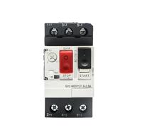 Motor Starter，Compatible For GV2ME，Series Motor Protector Motor Circuit Breaker Push Button 3P Thermal Magnetic Type Motor Breaker(GV2ME10C 4-6.3A)