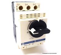 Schneider Electric, Motor circuit breaker, TeSys GV2, 3P, 4 A, magnetic, rotary handle, screw clamp terminals, GV2L08