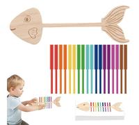 Motor Toy - Sorting Stick, Water-Based Paint Educational Accessory, Child-Safe Material, Early Learning Tool with Hand-Eye Coordination Function Intended for Children’s Day, Easter, Birthday