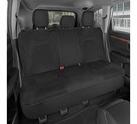 Motor Trend AquaShield Waterproof Car Back Seat Cover, Black - Padded Neoprene Rear Bench Seat Cover for Cars, Ideal Back Seat Protector for Kids & Dogs, Interior Cover for Auto Truck Van SUV