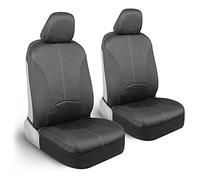 Motor Trend BDK Waterproof Car Seat Covers for Front Seats Only - Comfortable Neoprene Protection with Two-Tone Stitching, Easy to Install, Universal Fit for Most Cars Trucks Vans and SUVs