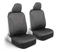 Motor Trend BDK Waterproof Car Seat Covers for Front Seats Only - Comfortable Neoprene Protection with Two-Tone Stitching, Easy to Install, Universal Fit for Most Cars Trucks Vans and SUVs