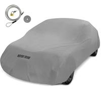 Motor Trend Breathable Lightweight Car Cover, Anti-Moisture Build-Up Water-Resistant Scratch-Resistant Travel-Friendly, Universal Fit for Cars SUVs Trucks Vans All-Weather Outdoor/Indoor, (XL) 210" L