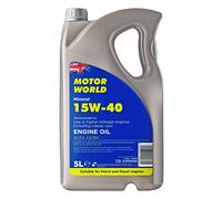 Motor World 15W-40 A3/B4 Mineral Engine Oil 5L 5L