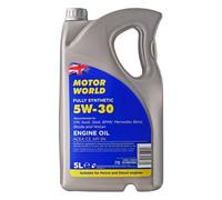 Motor World Engine Oil 5L Sae 5W30 Fully Synthetic Acea C3 Api Sn 5 Litres