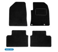 Motor World Fiat Panda 2012-2015 Car Floor Mat Set Black
