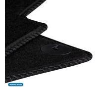 Motor World Renault Kangoo Van 2 Piece Set 2009- Car Floor Mat Set Black