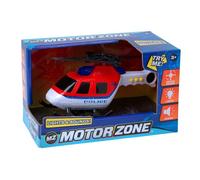 Motor Zone John Adams | 18.5cm Helicopter with lights and sound | Kids' Play Emergency Vehicles | Batteries included | Ages 3+