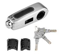 Motorbicycle Brake Lever Lock, G Lock Universal Handlebar Throttle Anti Th Security (Sier) brake lock for motorcbicyle