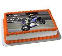 MOTORBIKE A4 PREMIUM Edible ICING Cake Topper TEXT MOTOR BIKE D4