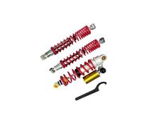 Motorbike Absorber Shock 1 Set Red Spring Front Rear Shock Absorber For Banshee YFZ350 1987-2010