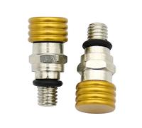 Motorbike accessories M5x0.8 Bleed Front Fork Bleeder Relief Valve For H-onda CRF150R 2007-2015 2014 2013 2012 CRF250R 2004-2014 CRF450X 2005-2015(M5 Gold)