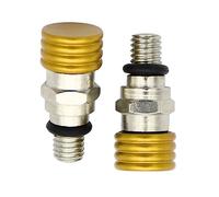Motorbike accessories M5x0.8 Bleed Front Fork Bleeder Relief Valve For Y-AMAHA YZ85 2002-2015 2014 2013 2012 2011 YZ250F 2001-2015 YZ250FX 2015(M5 Gold)