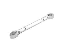 Motorbike Accessories Motorcycle Adjustable Balance Handlebar Cross Bar Handlebar Drag Bar(White)