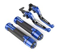 Motorbike Accessories Motorcycle Clutch Brake Lever Extendable Adjustable Foldable Levers Handle Grips for H-onda VF750S for Sabre 1982 1983 1984 1985 1986(Blue)