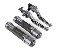 Motorbike Accessories Motorcycle Clutch Brake Lever Extendable Adjustable Foldable Levers Handle Grips for H-onda VF750S for Sabre 1982 1983 1984 1985 1986(Titanium)